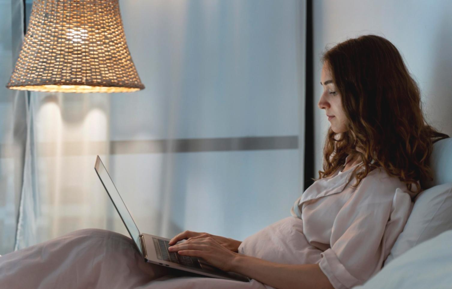 Students collaborating on property analysis project in modern learning environment